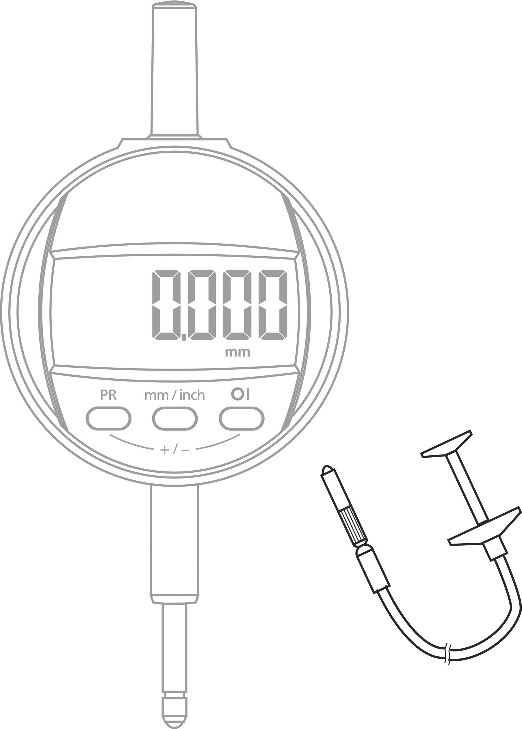 HELIOS PREISSER 1739920 Lever gauge