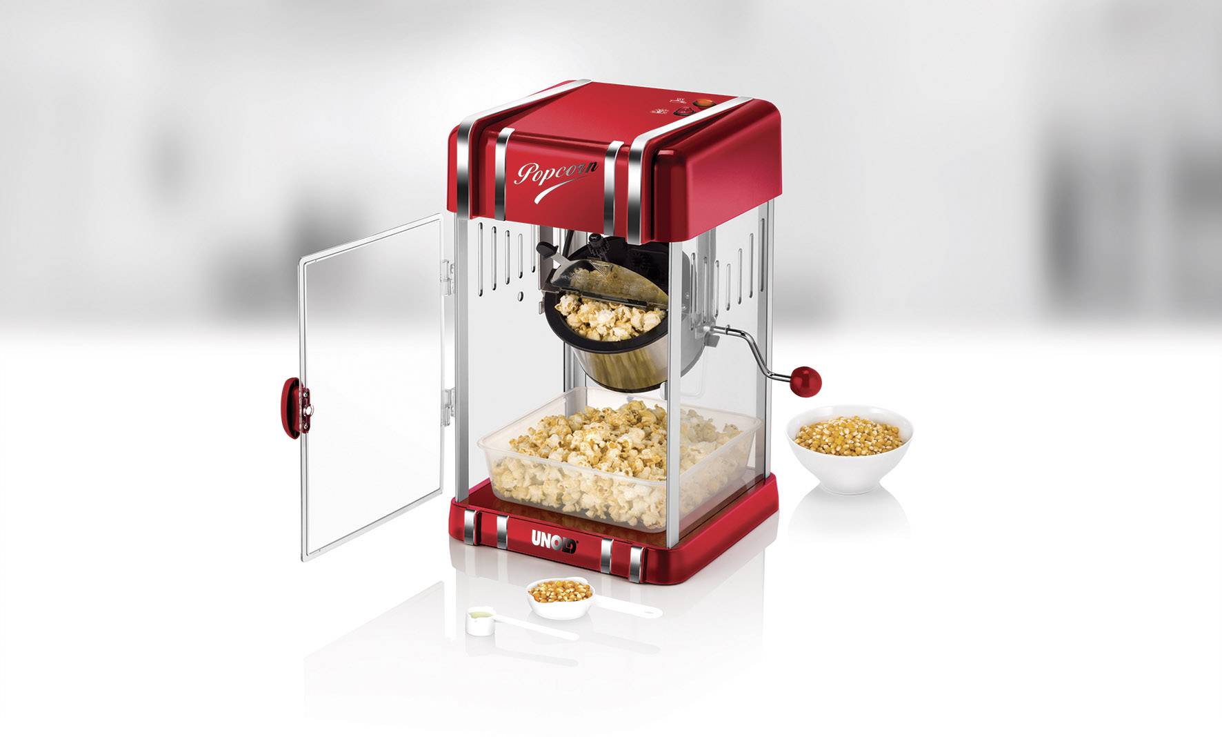 Unold 48535 48535 Popcorn maker Silver, Red