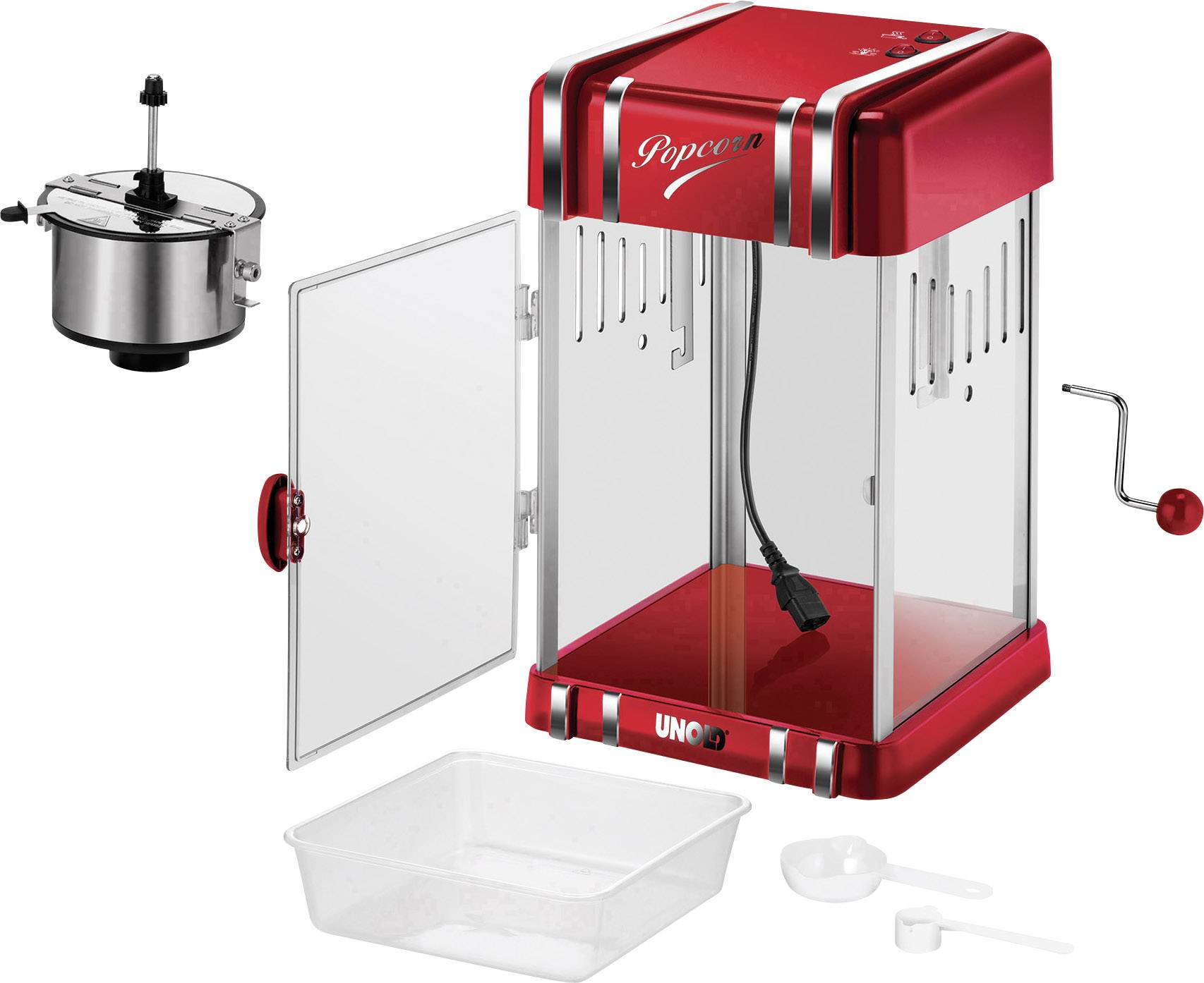 Unold 48535 48535 Popcorn maker Silver, Red