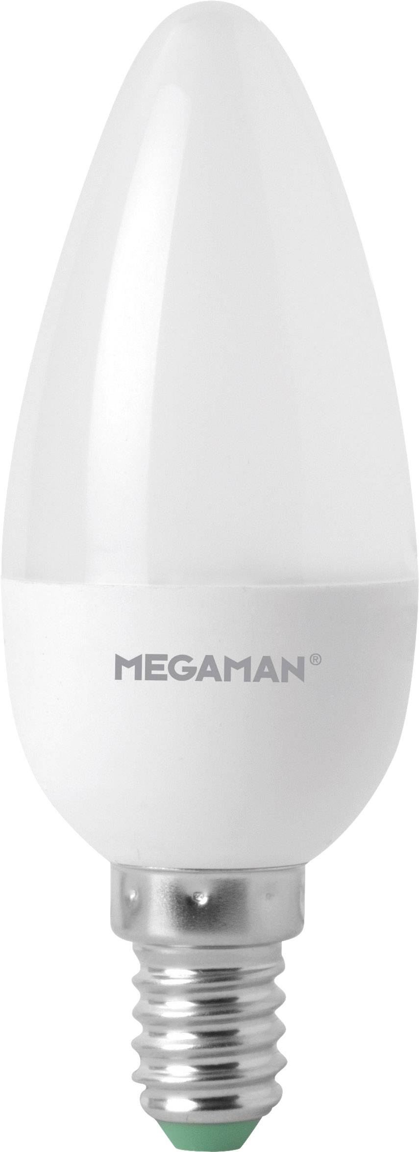 Megaman MM21125 LED (monochrome) EEC G (A - G) E14 Candle shape 5 W = 40 W Warm white (Ø x L) 35 mm x 100 mm dimmable 1 pc(s)