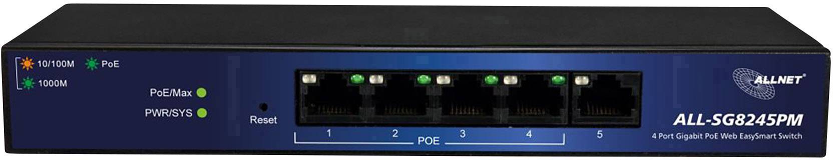 Allnet ALL-SG8245PM Network switch 5 ports 1000 MBit/s PoE