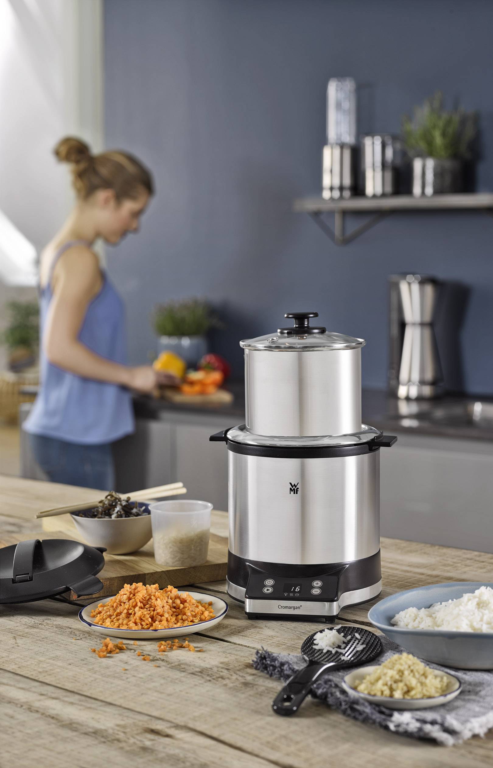 WMF 0415260011 Rice cooker Black, Silver (matt)