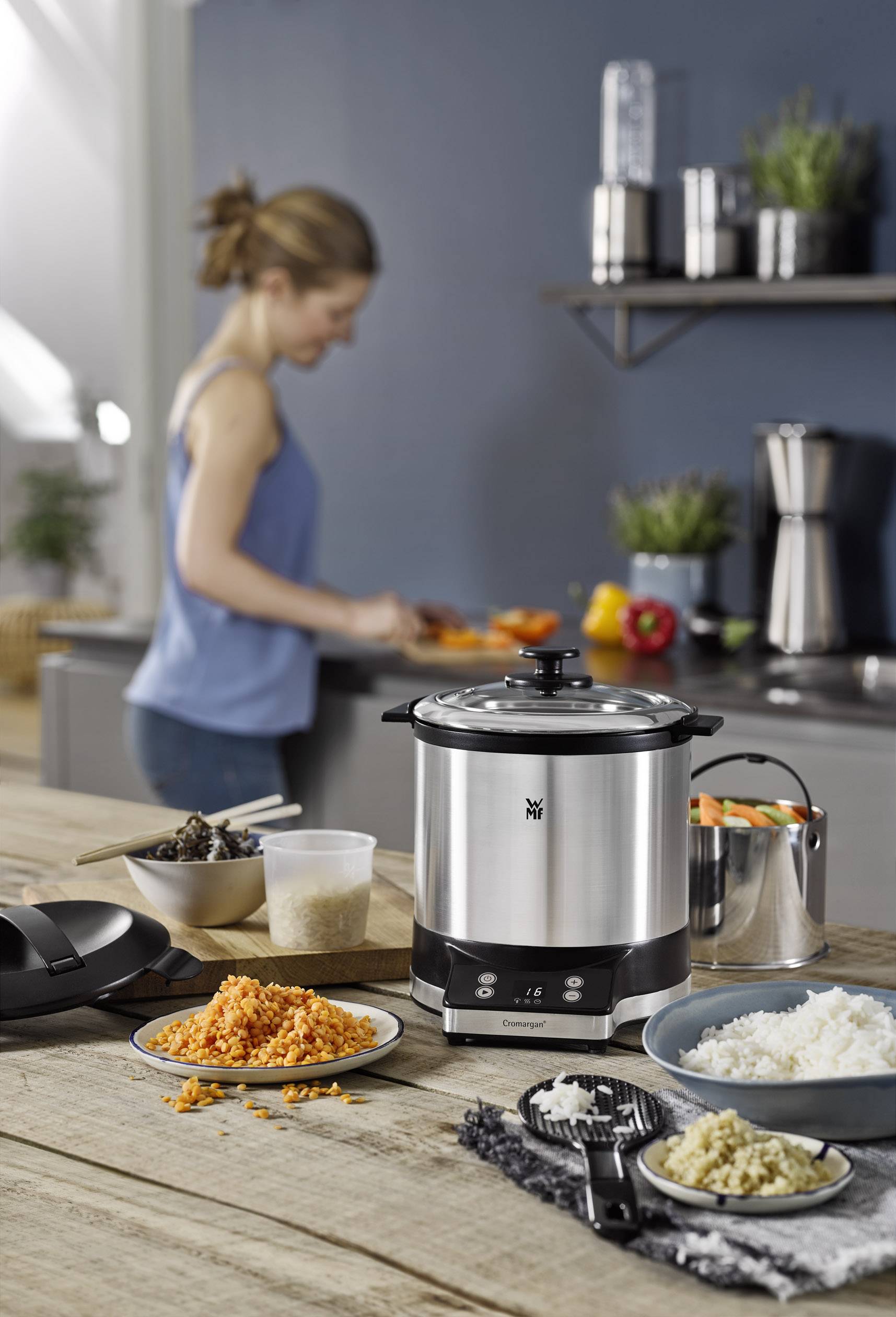 WMF 0415260011 Rice cooker Black, Silver (matt)