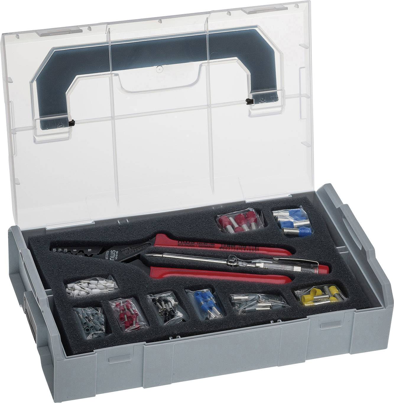 NWS 338-23 Squeezer Incl. voltage tester, Incl. ferrule set