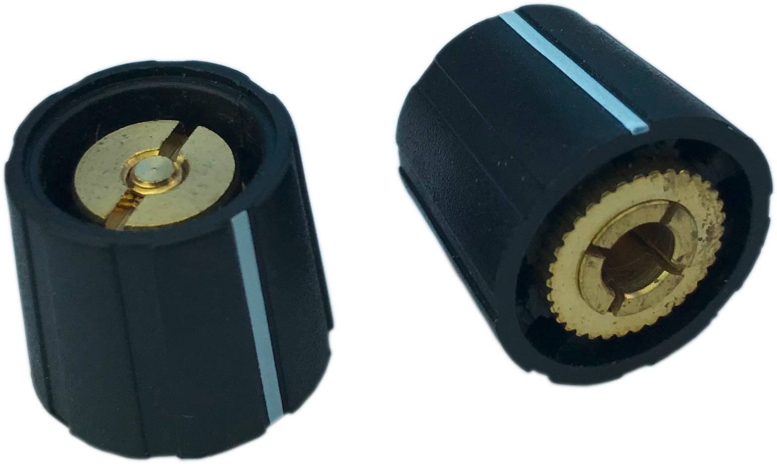 PSP S150-600-1 S150-600-1 Control knob Black (Ø x H) 15 mm x 13.5 mm 1 pc(s)