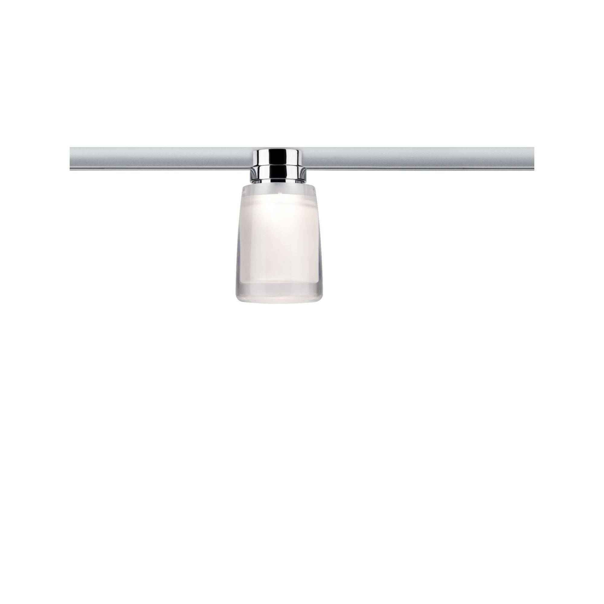 Paulmann Safira High voltage mounting rail light URail Built-in LED 5.2 W LED (monochrome) Chrome, Clear, Satin