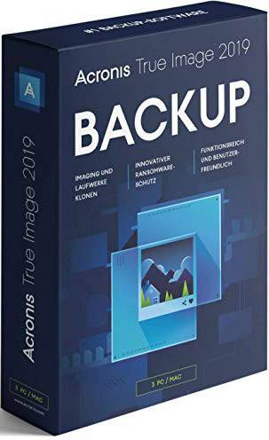 Acronis True Image Full version, 3 licenses Android, iOS, Mac OS, Windows Backup