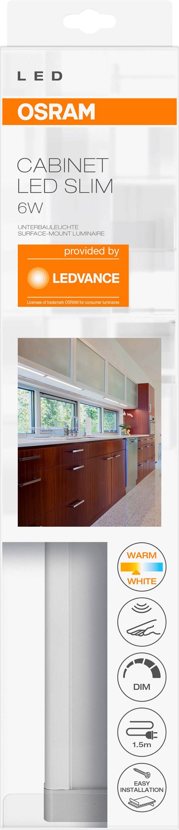 LEDVANCE Cabinet LED Slim L LED plinth lighting LED (monochrome) 6 W