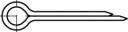 TOOLCRAFT DIN 94 A 4 Splinte Dimensions: 4 x 50 (100 pieces) 50 mm 100 pc(s)