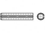 TOOLCRAFT TO-5390157 Slotted spring pins Spring steel 10 pc(s)