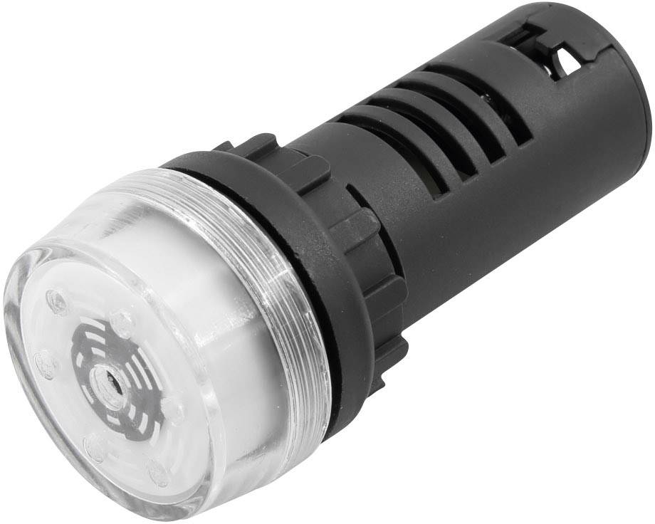 A black cylindrical device with a transparent plastic lid and ventilation slots, presumably a filter or sensor.