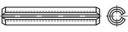 TOOLCRAFT TO-5439603 Slotted spring pins Spring steel zinc galvanized 200 pc(s)