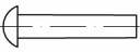 TOOLCRAFT TO-5448483 Dome head rivet 3 mm 1000 pc(s)
