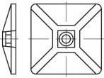 TOOLCRAFT Cable mount TO-5454867 100 pc(s)
