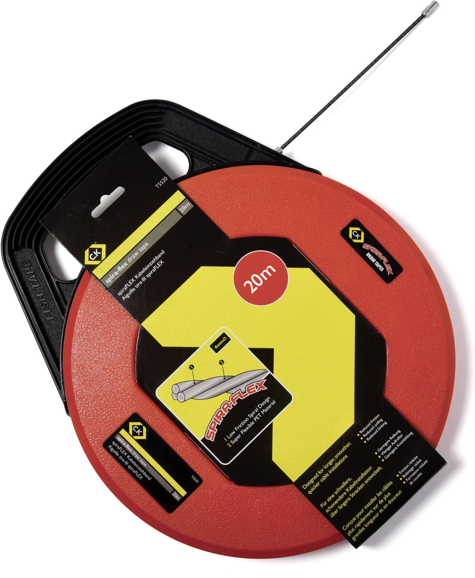Retractable Tape SPIRA-FLEX, 20 m T5520 C.K 1 pc(s)