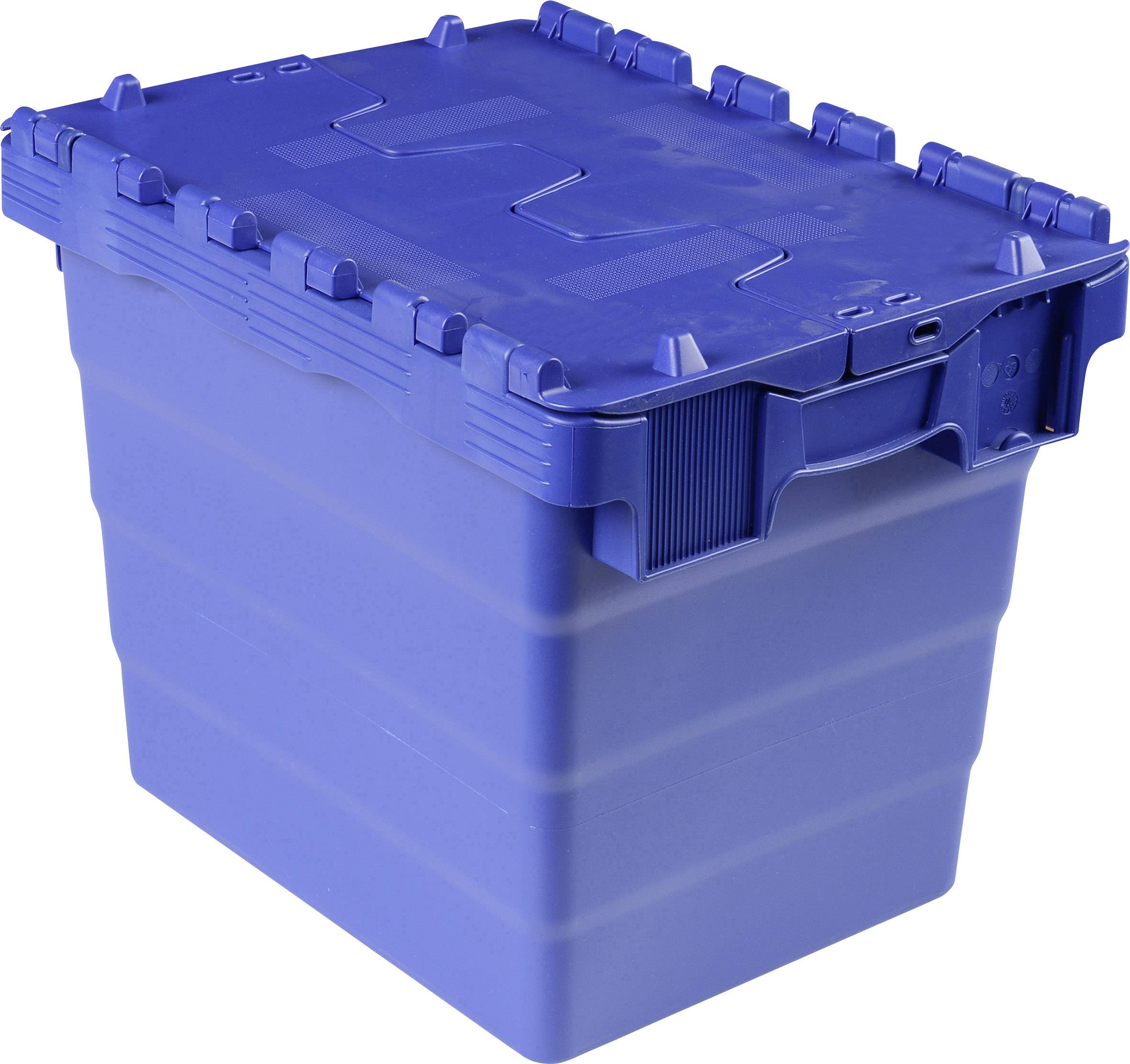 VISO DSW 4332 Box with hinged lid (W x H x D) 400 x 320 x 300 mm Blue 1 pc(s)