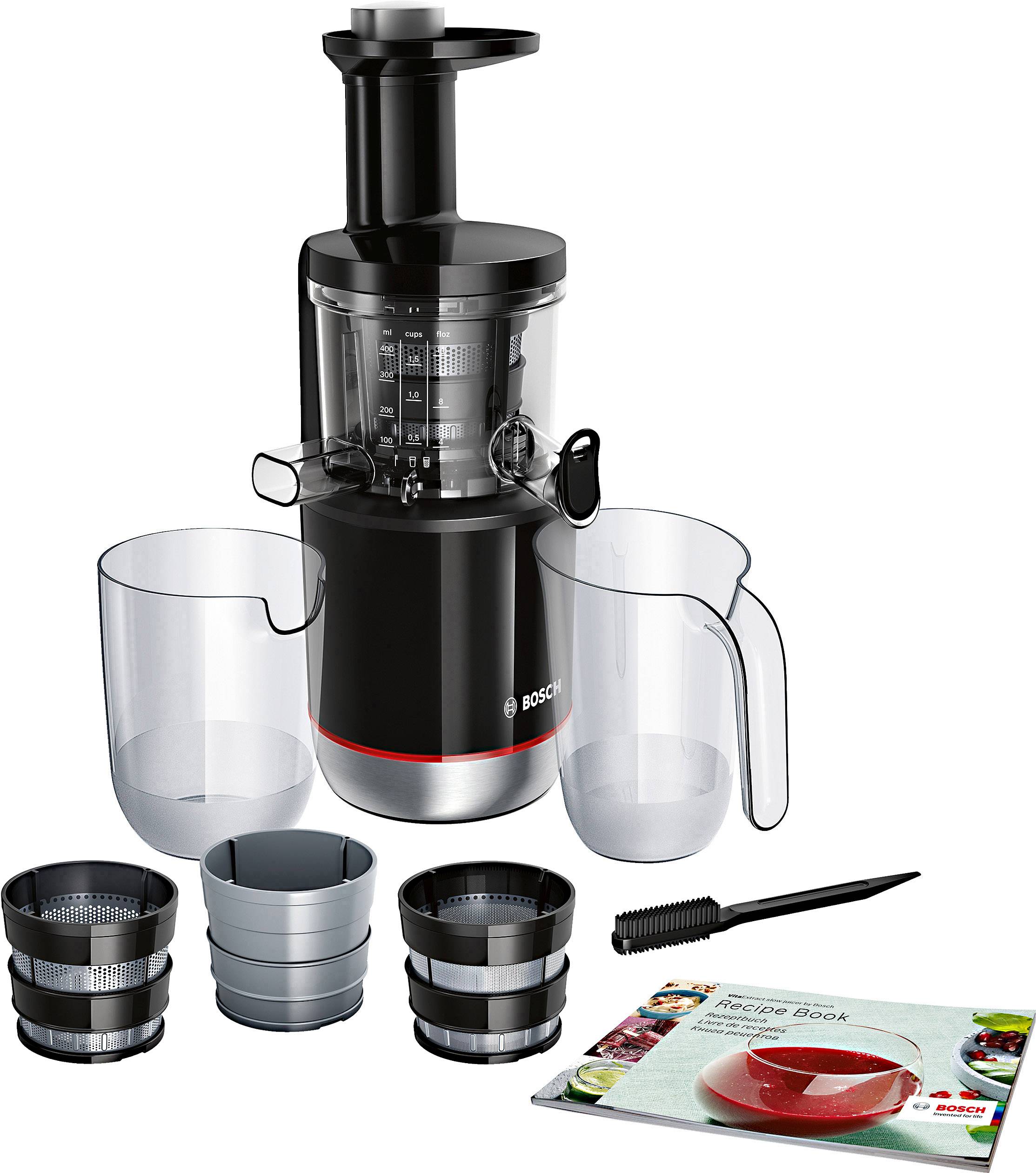 Bosch Haushalt Slow juicer DE-MESM731M 150 W Black, Silver (matt)