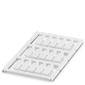 Phoenix Contact 0832107 UCT-WMCO 6,8 (23X8) Lead marker Fitting type: Clip Writing area: 23 x 8 mm White No. of markers: 15