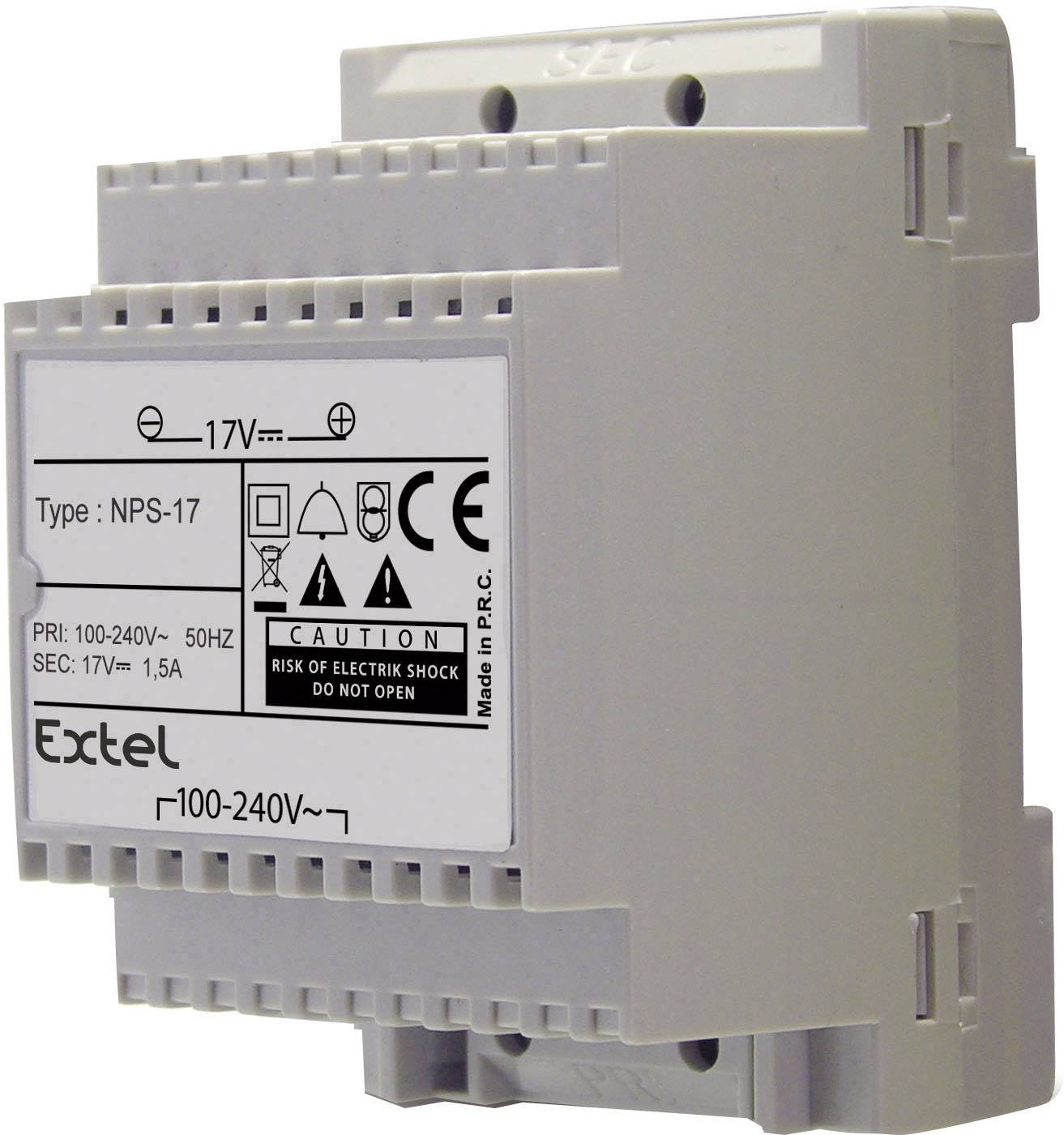 Extel Door intercom DIN rail power supply unit Grey