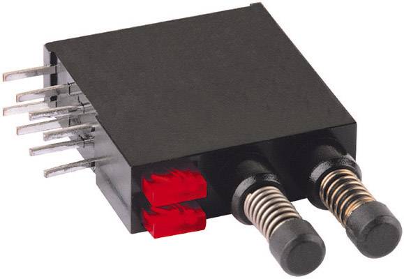 Mentor 1871.2231 1871.2231 Pushbutton 60 V DC/AC 0.5 A 2 x Off/(On) momentary Red 1 pc(s)