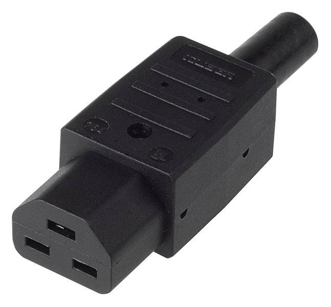 Bachmann 918.171 IEC connector 764 Socket Total number of pins: 2 16 A Black 1 pc(s)