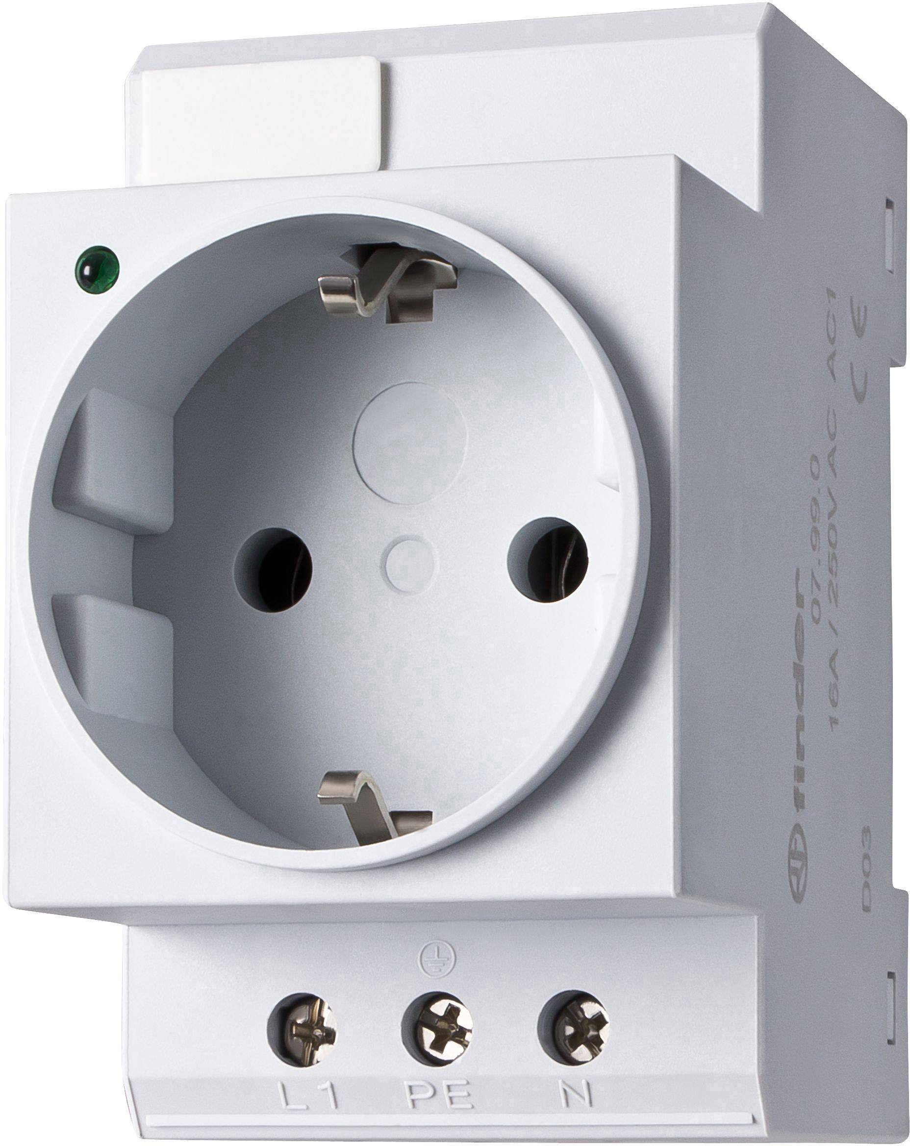 Finder 2 Pin Control Cabinet Power Socket