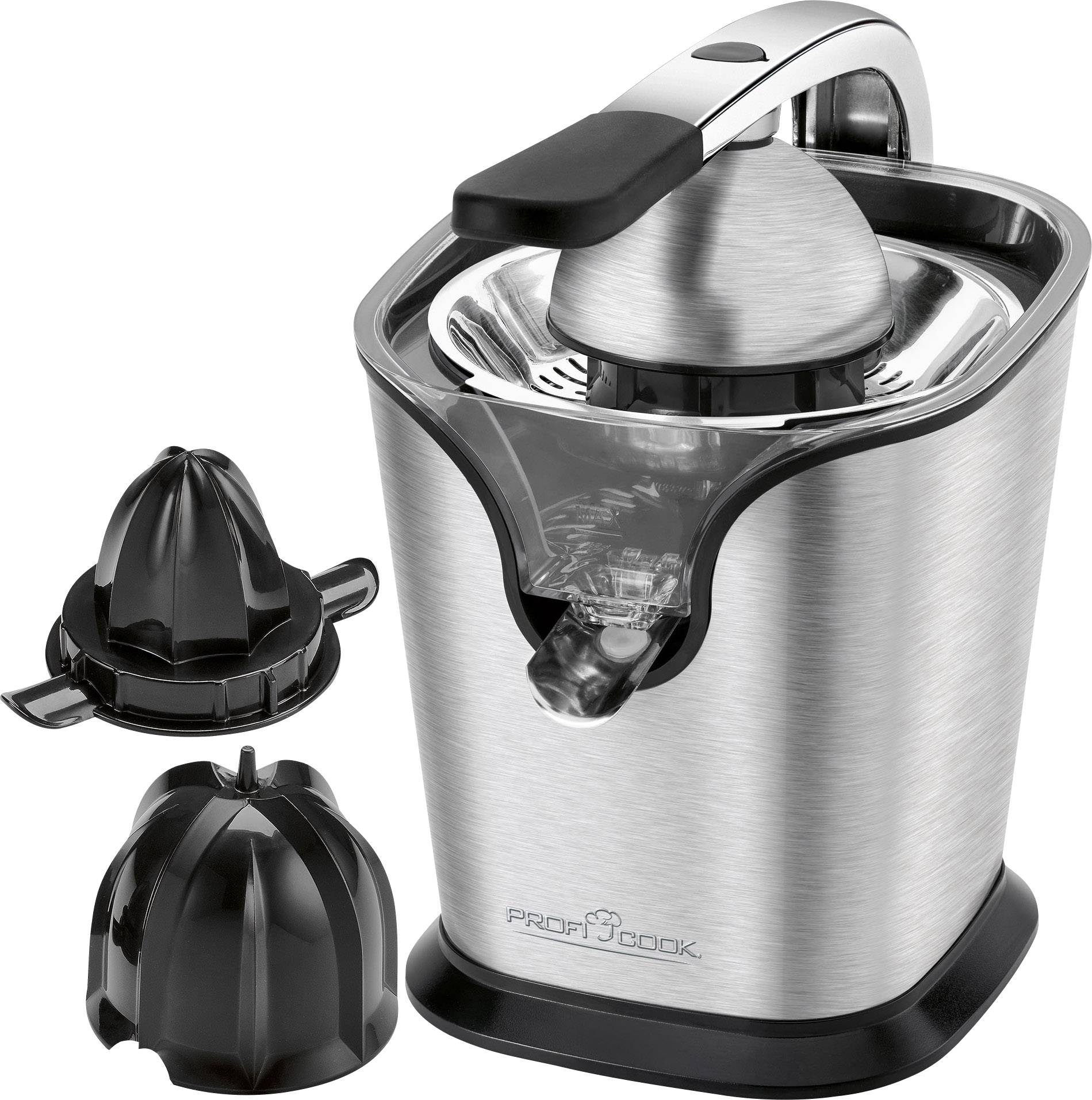 Profi Cook Lemon squeezer PC-ZP 1154 160 W Stainless steel, Black