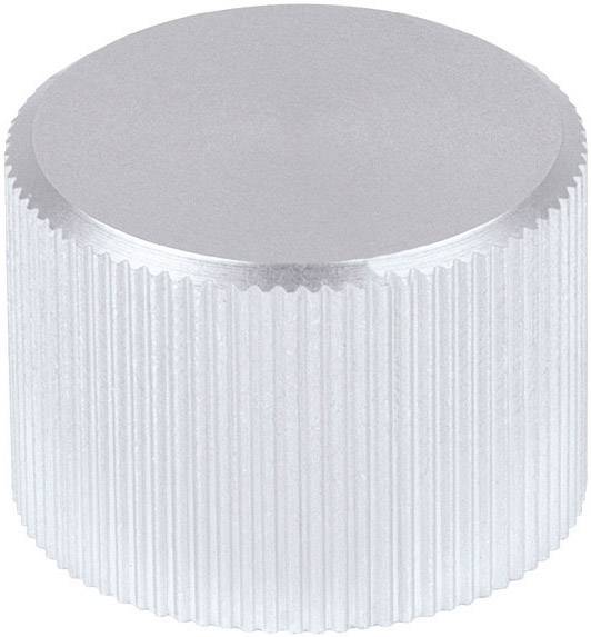 Mentor 505.61 Aluminium Turning Knob, Setscrew Fixing, Without Indicator, Anodised