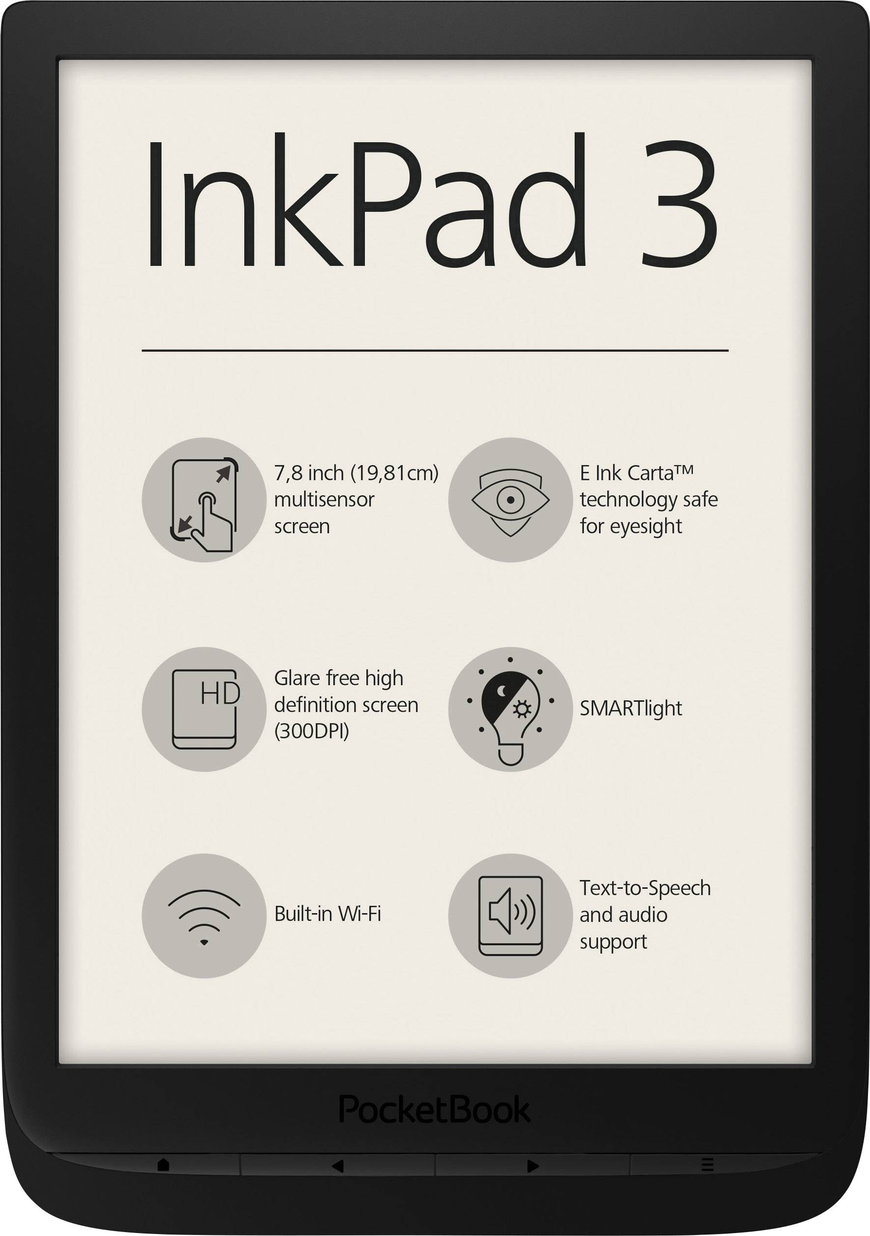 PocketBook INKPAD 3 eBook reader 19.8 cm (7.8 ") Black