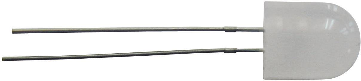 A single whitish LED with two protruding metal contacts, without any further background or embellishments.
