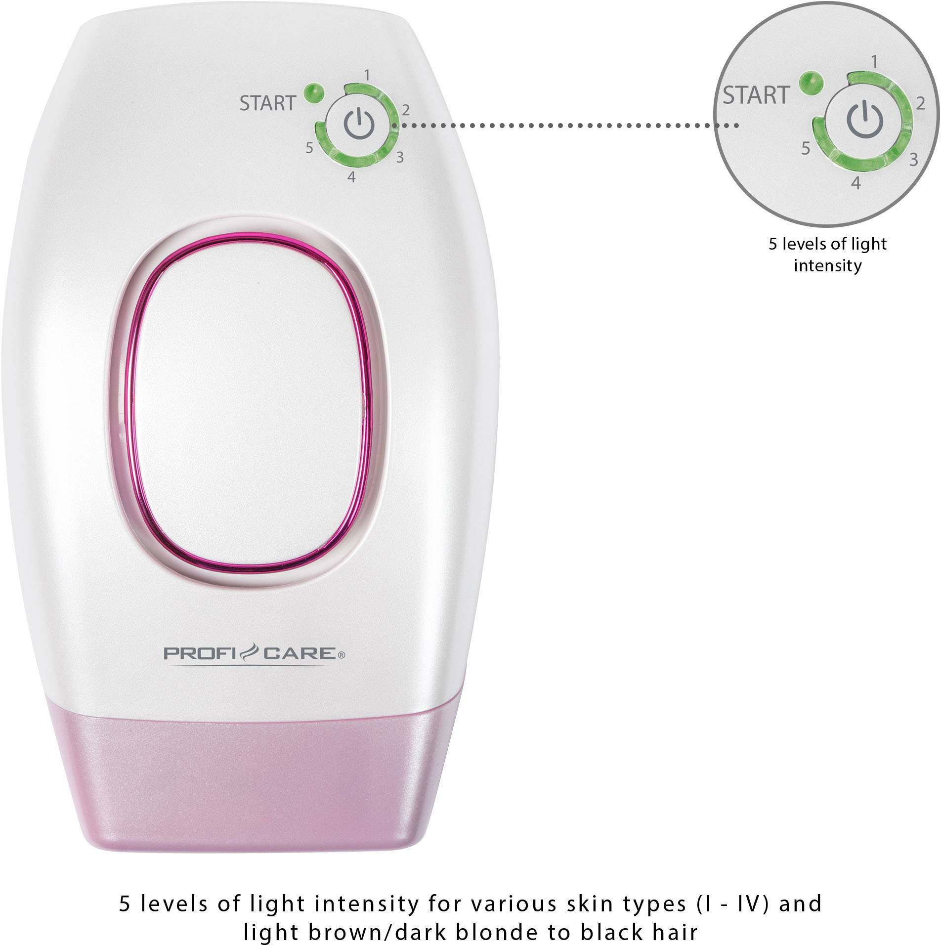 Profi-Care PC-IPL 3024 330240 Laser hair remover Pearl, Lilac