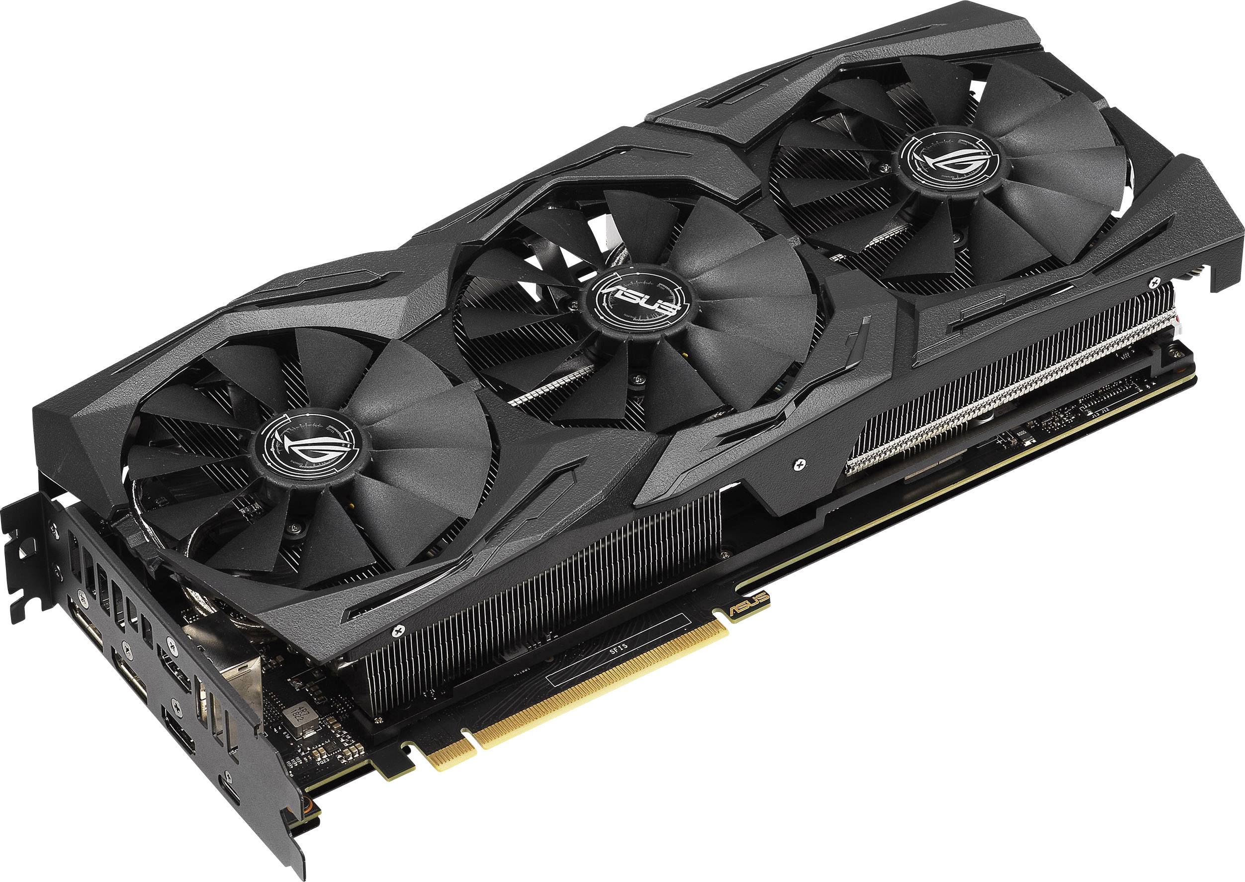 Asus GPU Nvidia GeForce RTX2070 Gaming Overclocked 8 GB GDDR6 RAM PCIe x16 HDMI™, DisplayPort, USB-C™