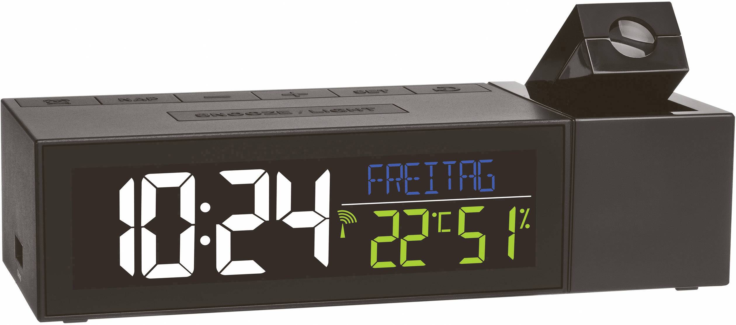 TFA Dostmann Show 60.5014.01 Radio Alarm clock Digital Black