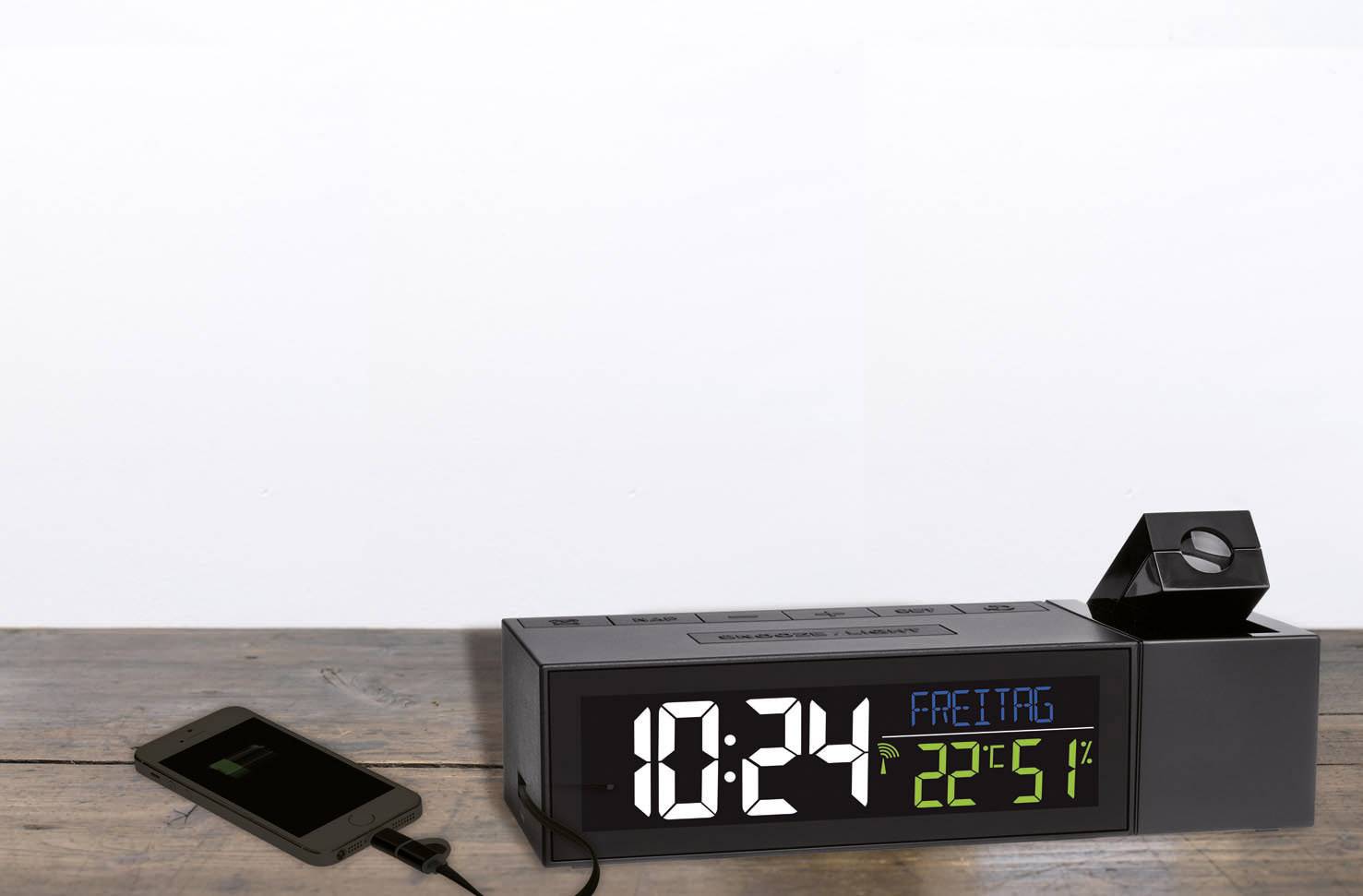 TFA Dostmann Show 60.5014.01 Radio Alarm clock Digital Black