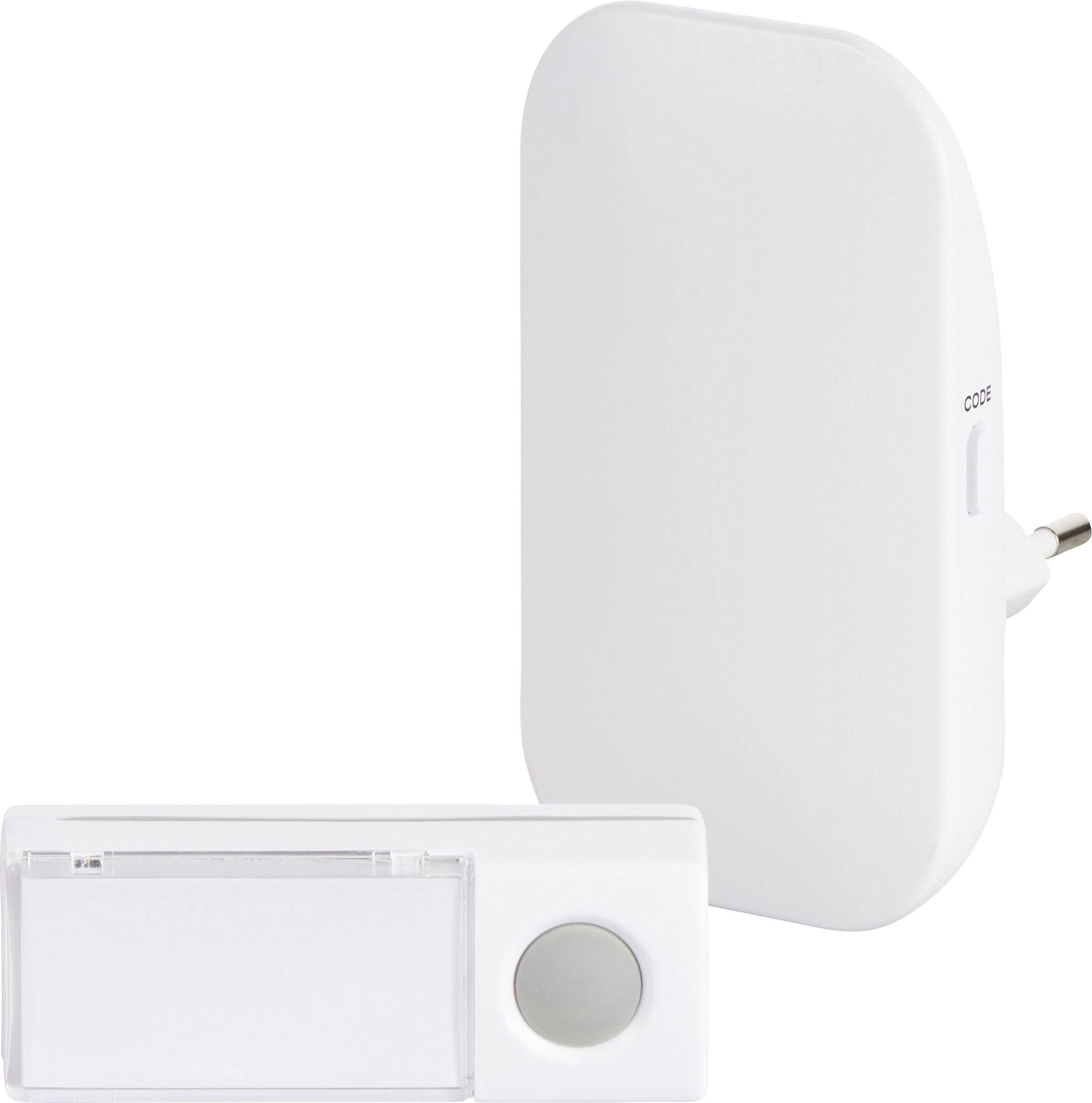 Wireless door chime Complete set incl. nameplate Heidemann 70807 HX Brilliant 230 V