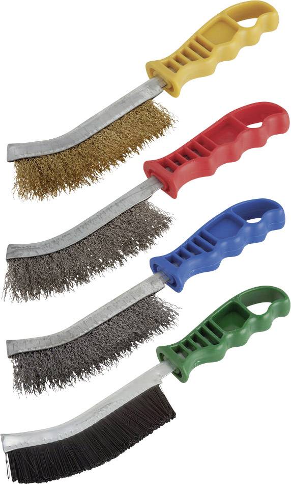 Wolfcraft Wire brush Stainless steel 265 mm 1-piece 1 pc(s)