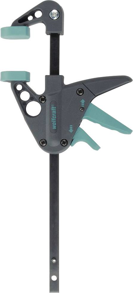 EHZ mini one-handed clamp Wolfcraft 3455100 Span width (max.):110 mm Nosing length:40 mm