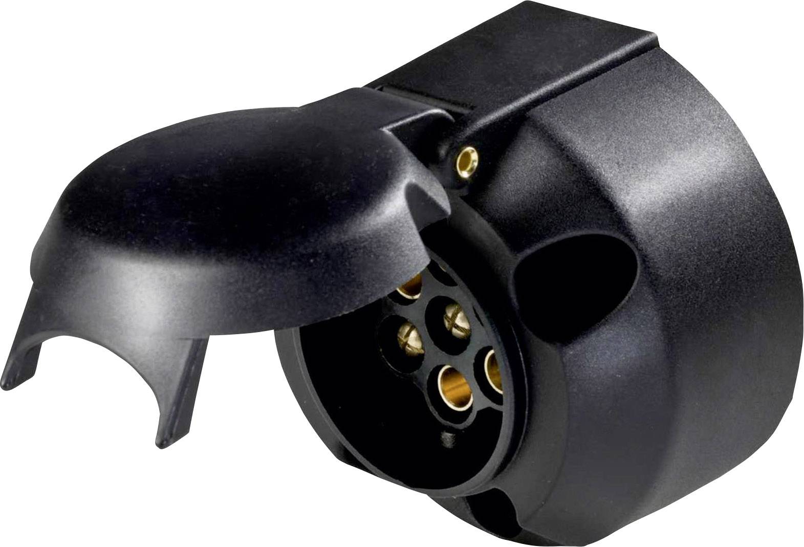 AS Schwabe 61473 Trailer socket [ - 7-pin socket] Plastic