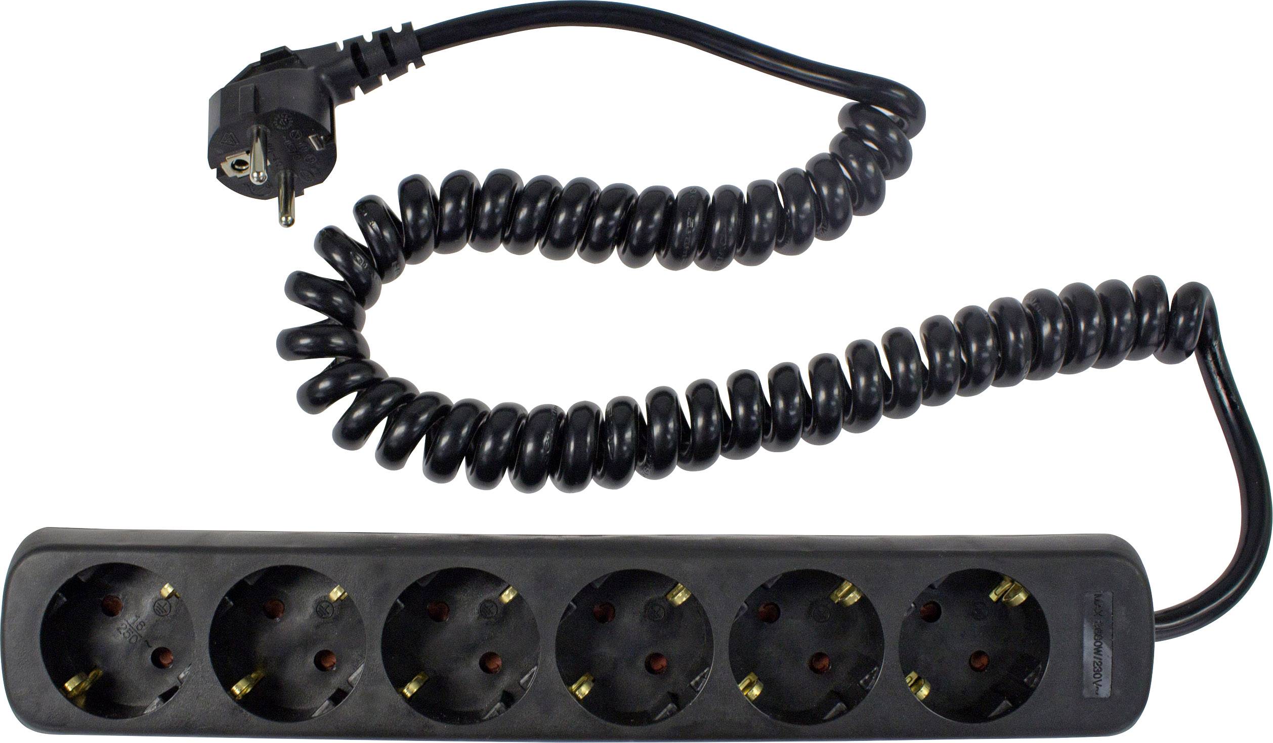 AS Schwabe 11462 Power strip Black PG connector 1 pc(s)
