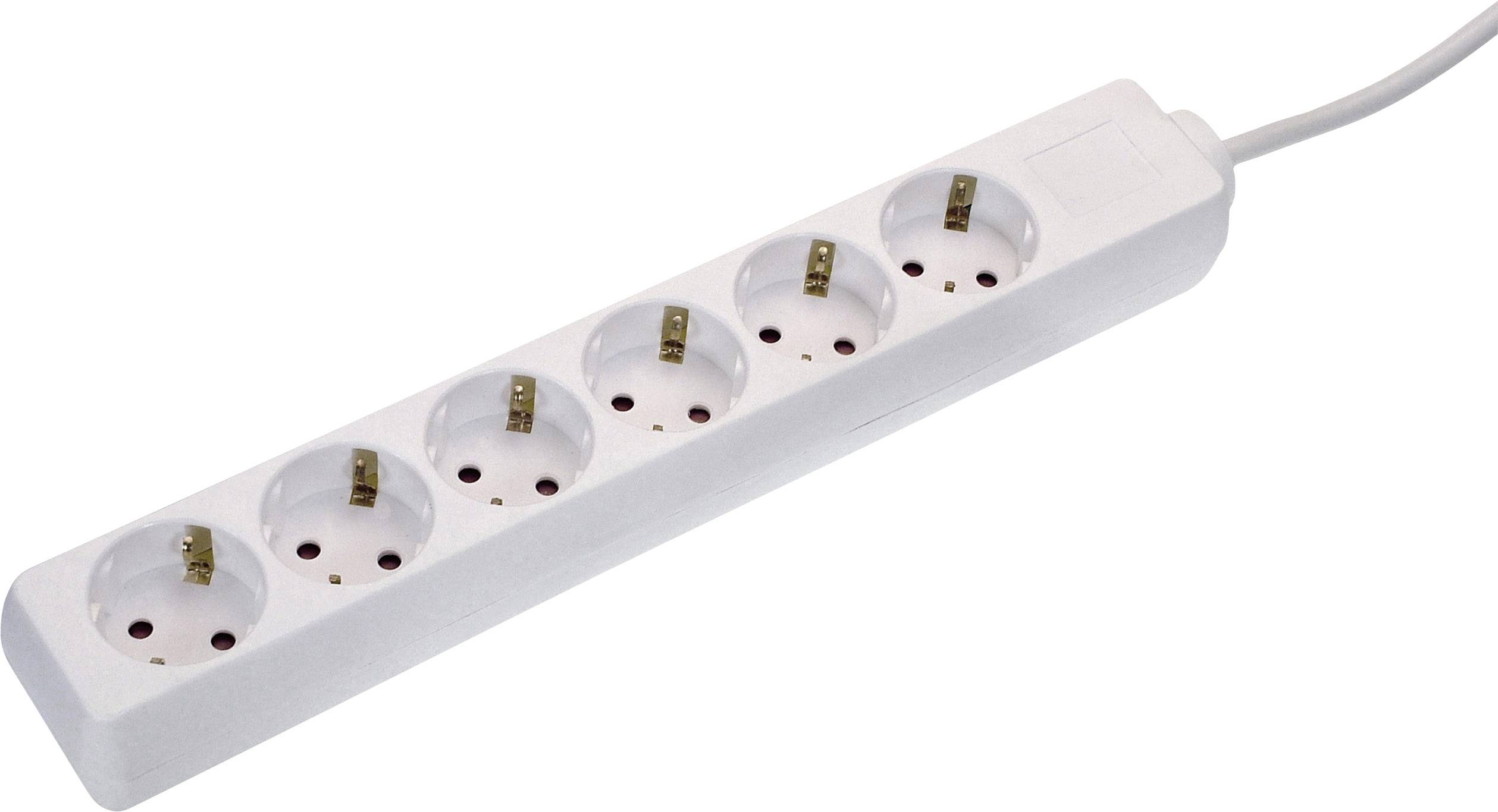 AS Schwabe 11631 Power strip White PG connector 1 pc(s)