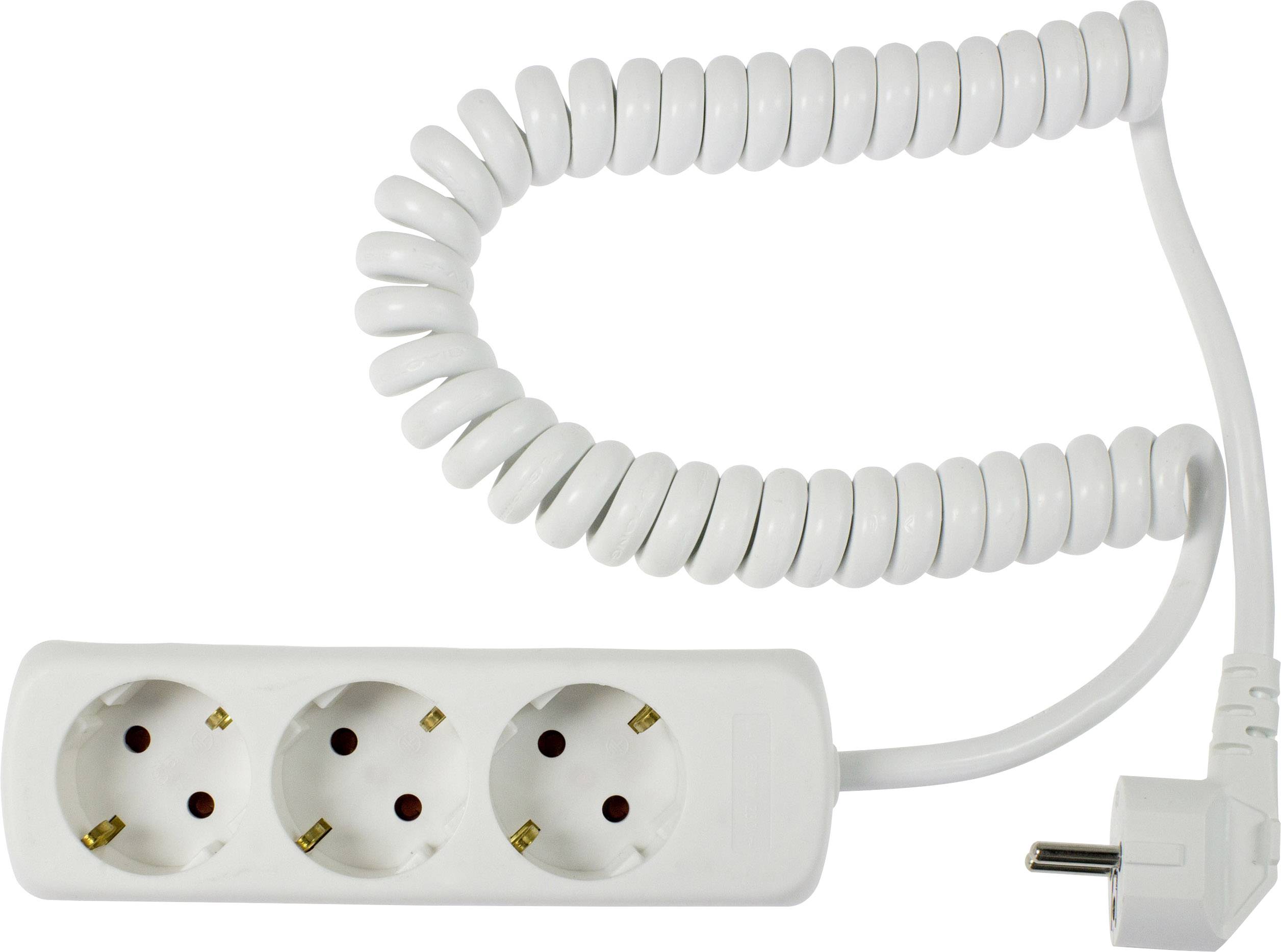 AS Schwabe 11431 Power strip White PG connector 1 pc(s)