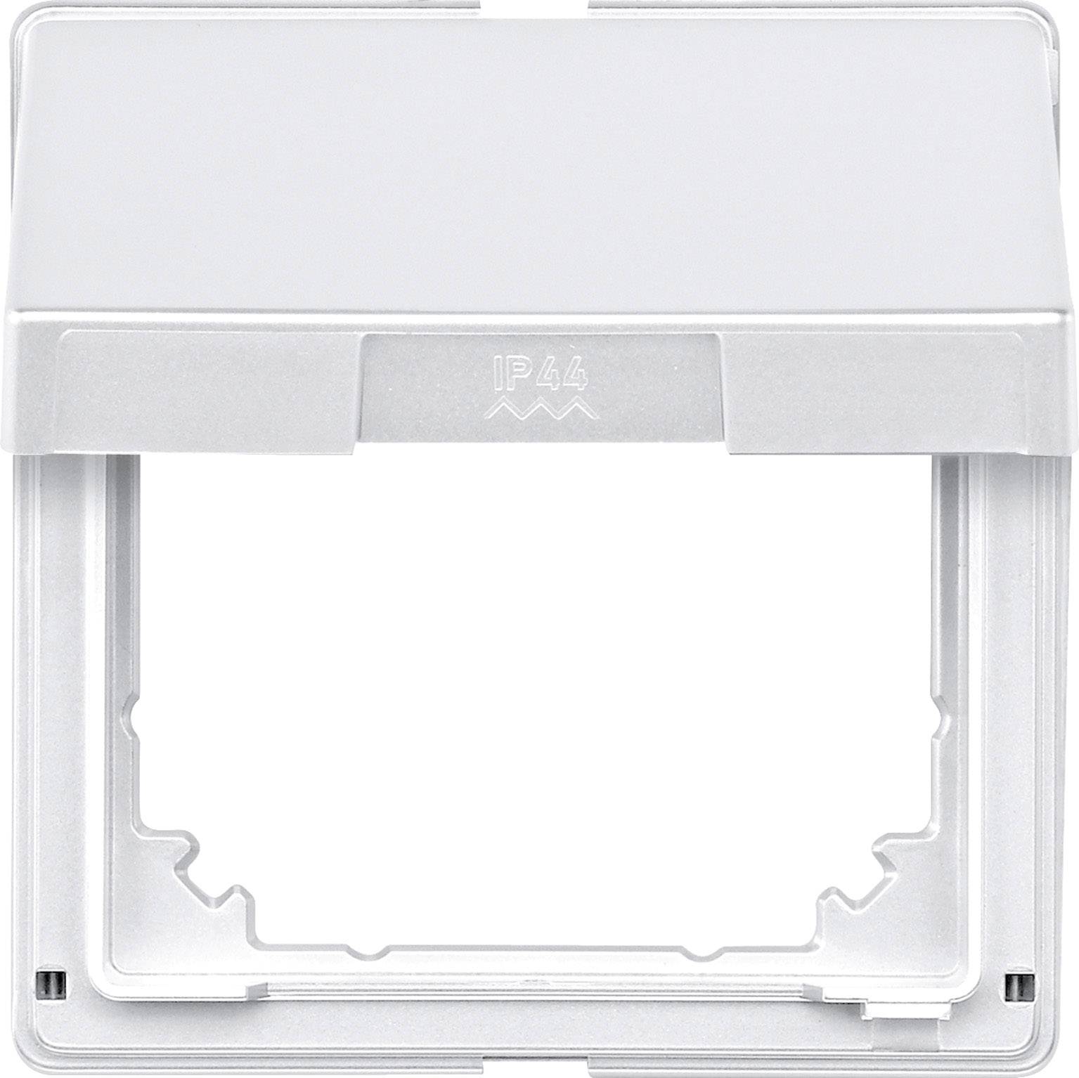 Merten Intermediate frame Cover Aquadesign Polar white 516519