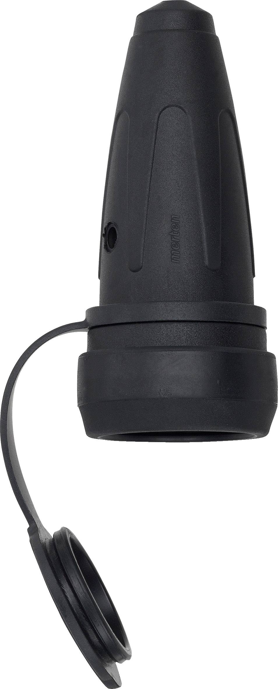 Merten 174151 Safety mains socket Rubber 250 V Black IP44