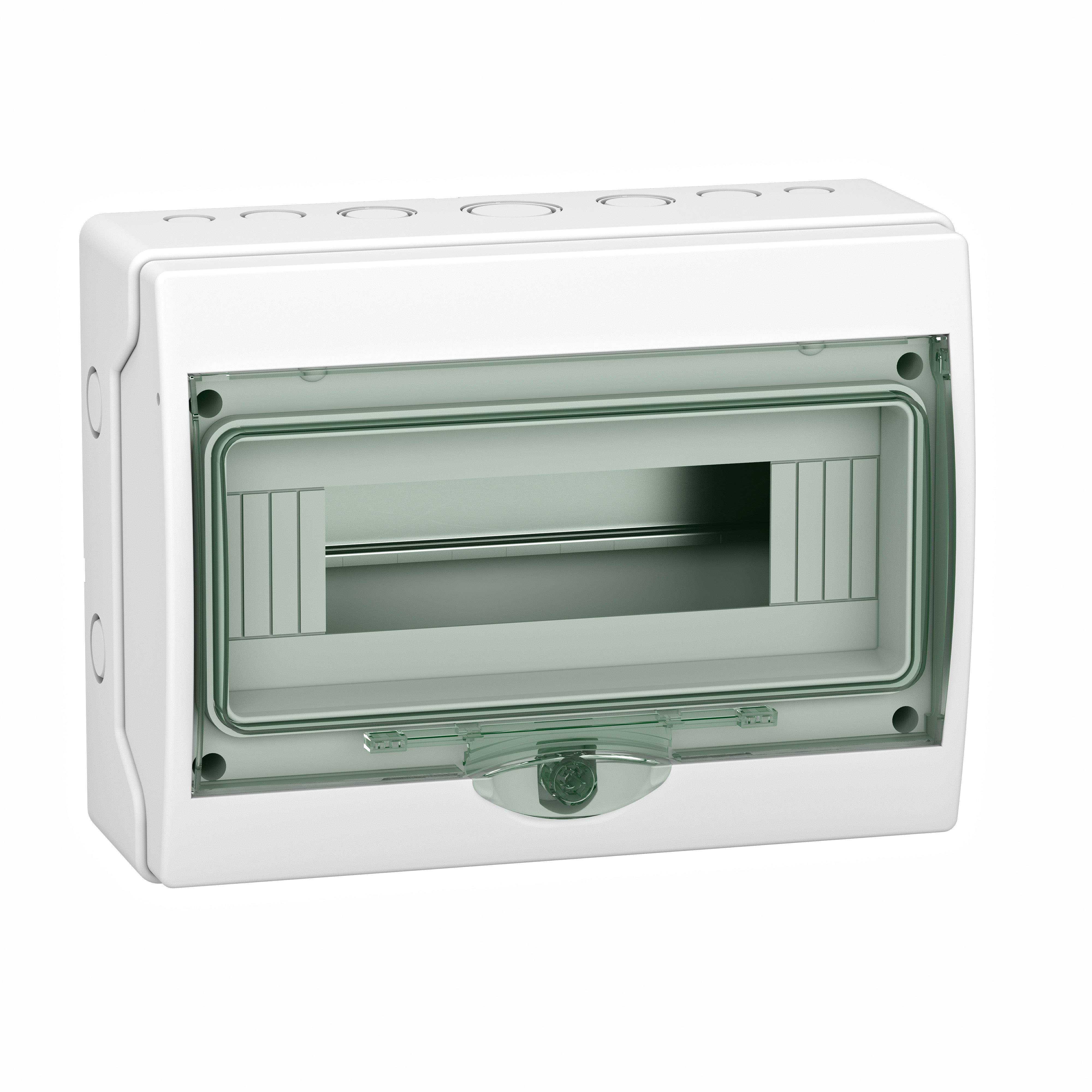Schneider Electric 13444 13444 Distribution board Surface-mount No. of partitions = 12 No. of rows = 1 Content 1 pc(s)