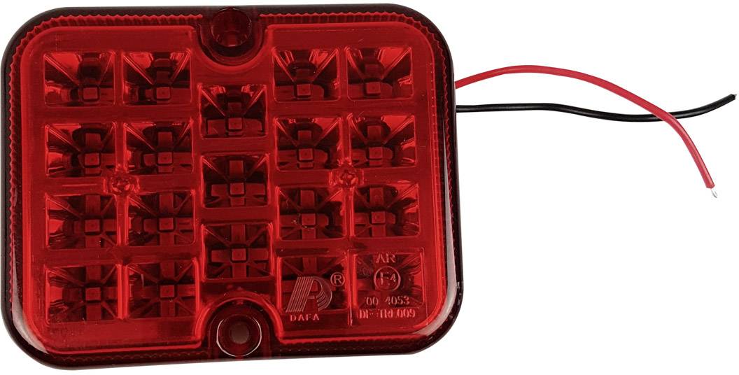 Berger & Schröter Rear fog lamp Open cable ends Rear fog lamp rear 12 V Red