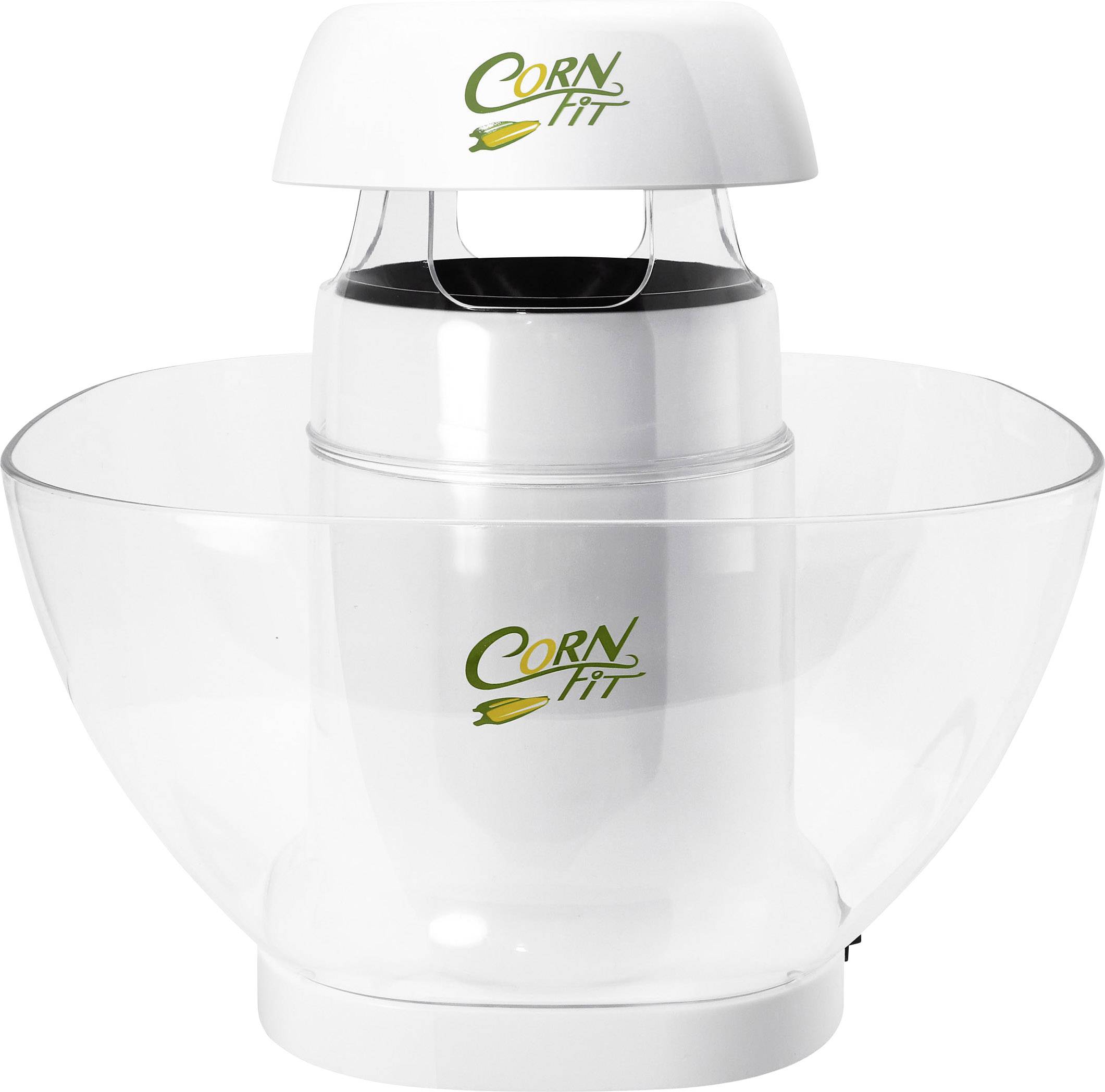 Cornfit PM 1160 428013 Popcorn maker White, Glass