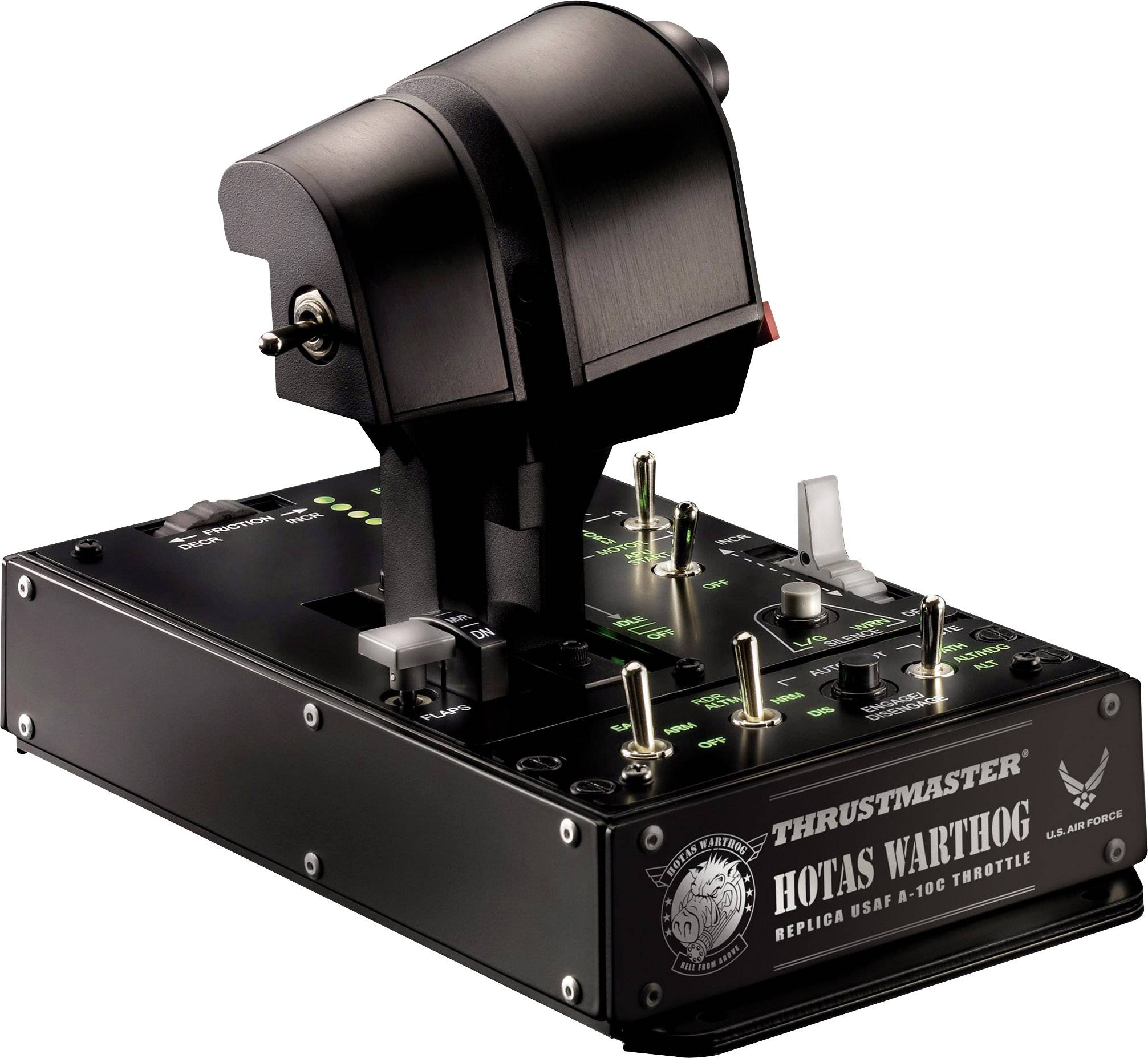 Thrustmaster Hotas Warthog Dual Throttle Flight sim controller USB PC Black