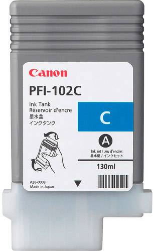 Canon Ink PFI-102C Original Cyan 0896B001