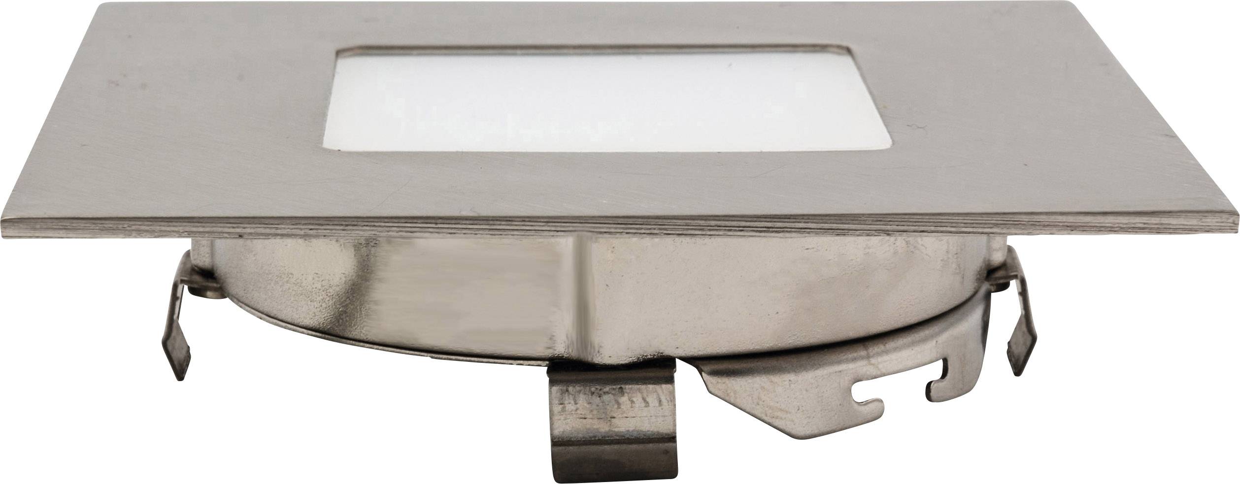 Heitronic 27693 LED recessed light LED (monochrome) Built-in LED 2 W Stainless steel (brushed)