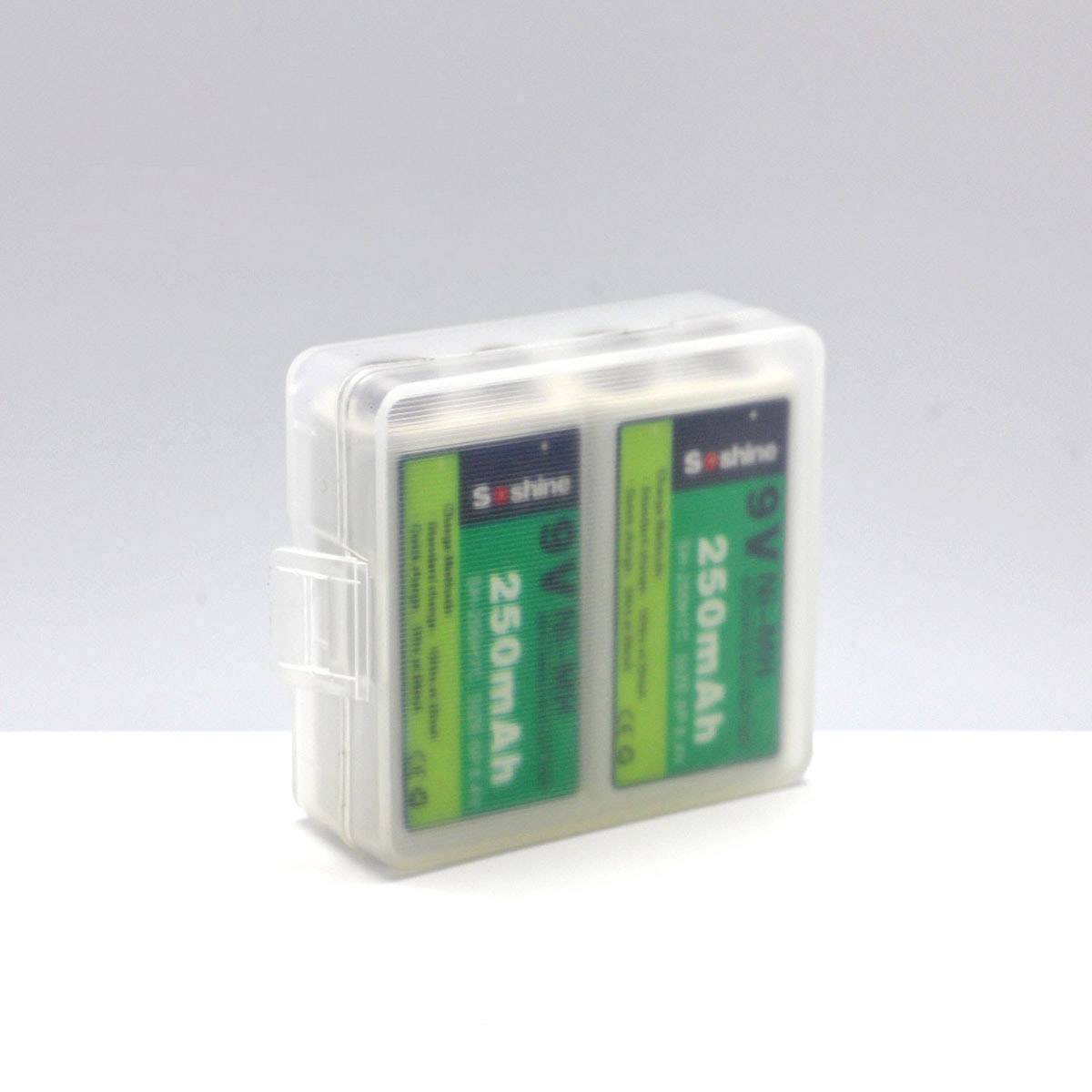 Soshine SBC-018 Battery box 2x 9V PP3 (L x W x H) 54 x 52 x 19 mm
